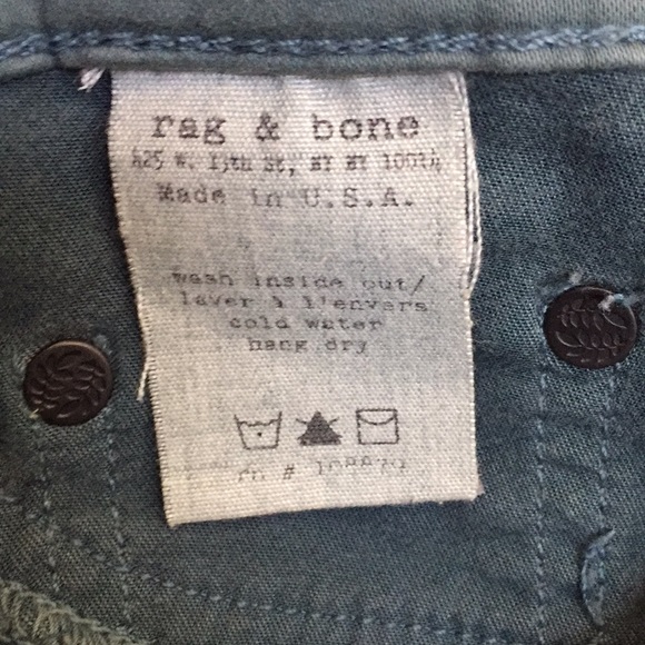 Rag & Bone dark teal skinny jeans/leggings_Size 26 - Picture 5 of 7